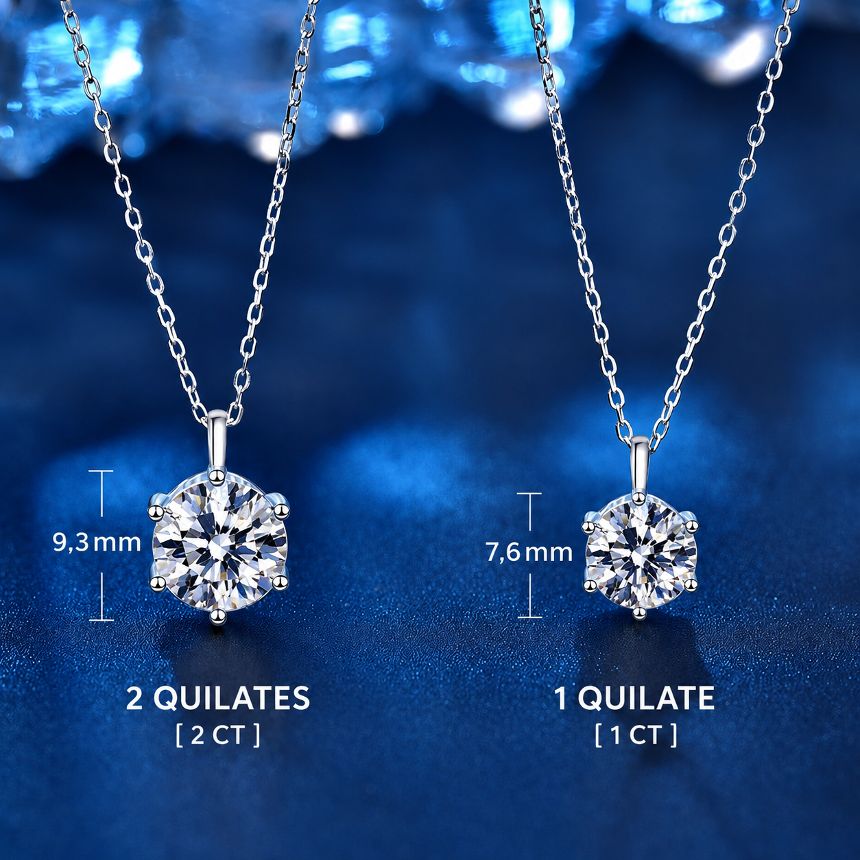 Colar Julia em Prata 925 e Moissanite