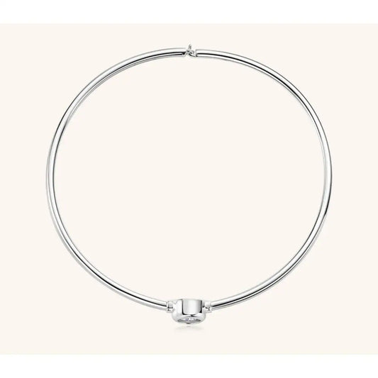 Pulseira Moissanite Cravação Inglesa Banho de Ouro 18k