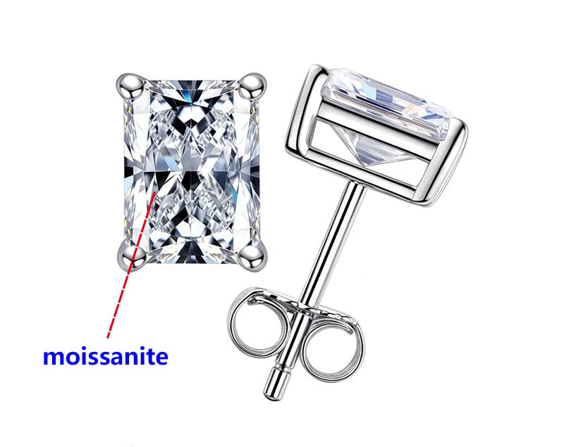 Brinco Solitário Brilliant em Moissanite