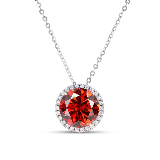 Colar Mandala em Prata 925 e Moissanite de 5CT