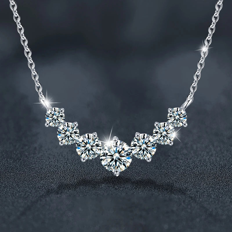Colar Astral Moissanites e Prata 925