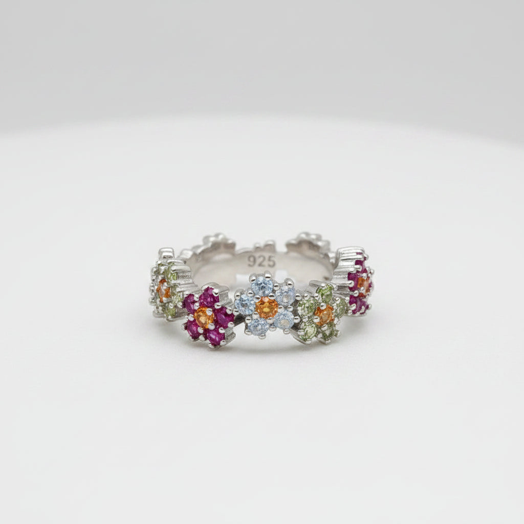 Aparador Flower Shine em Prata 925