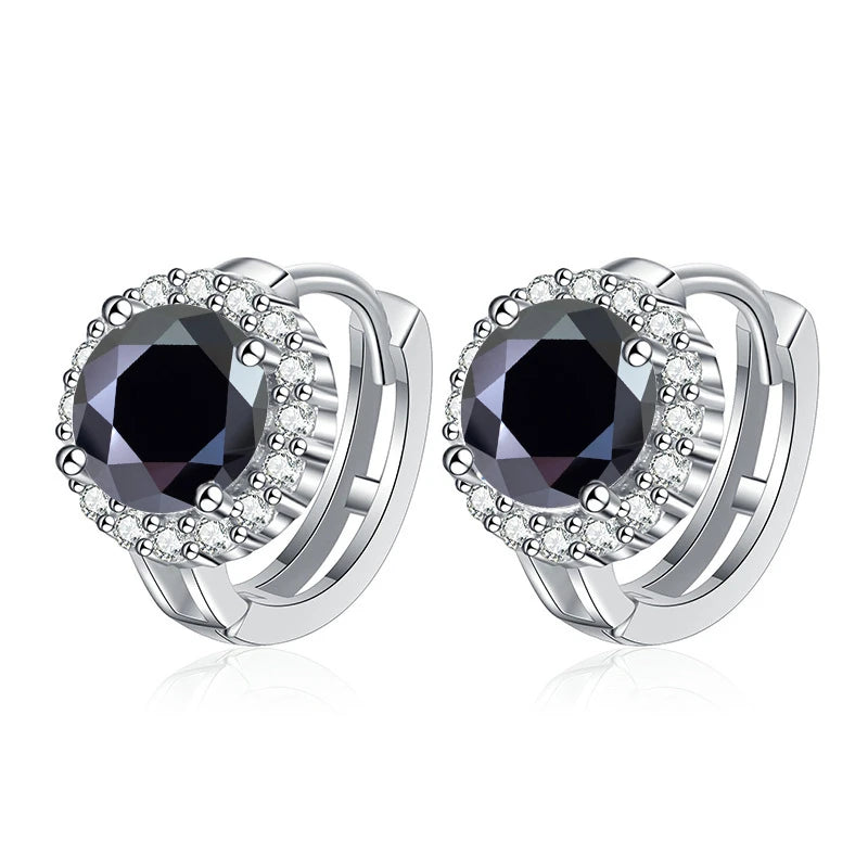 Argola Luxury Moissanite e Prata 925