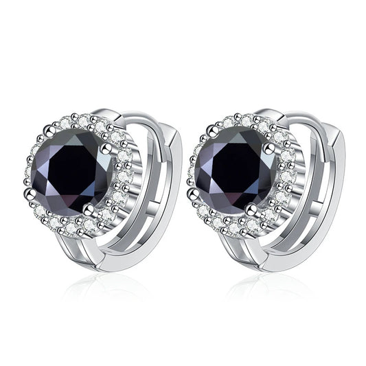 Argola Luxury Moissanite e Prata 925