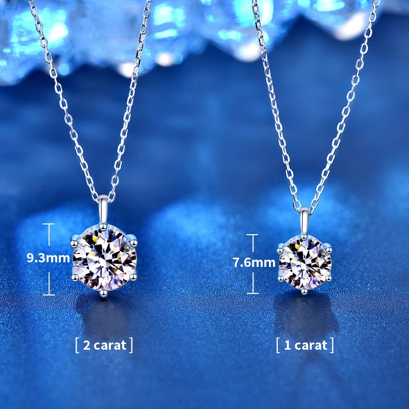 Colar Julia em Prata 925 e Moissanite