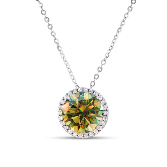 Colar Mandala em Prata 925 e Moissanite de 5CT
