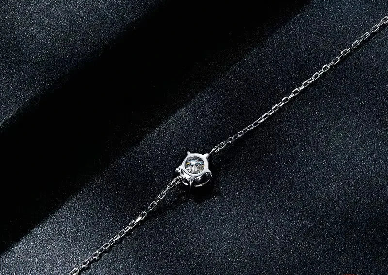 Pulseira Sophie em Prata 925 e Moissanite