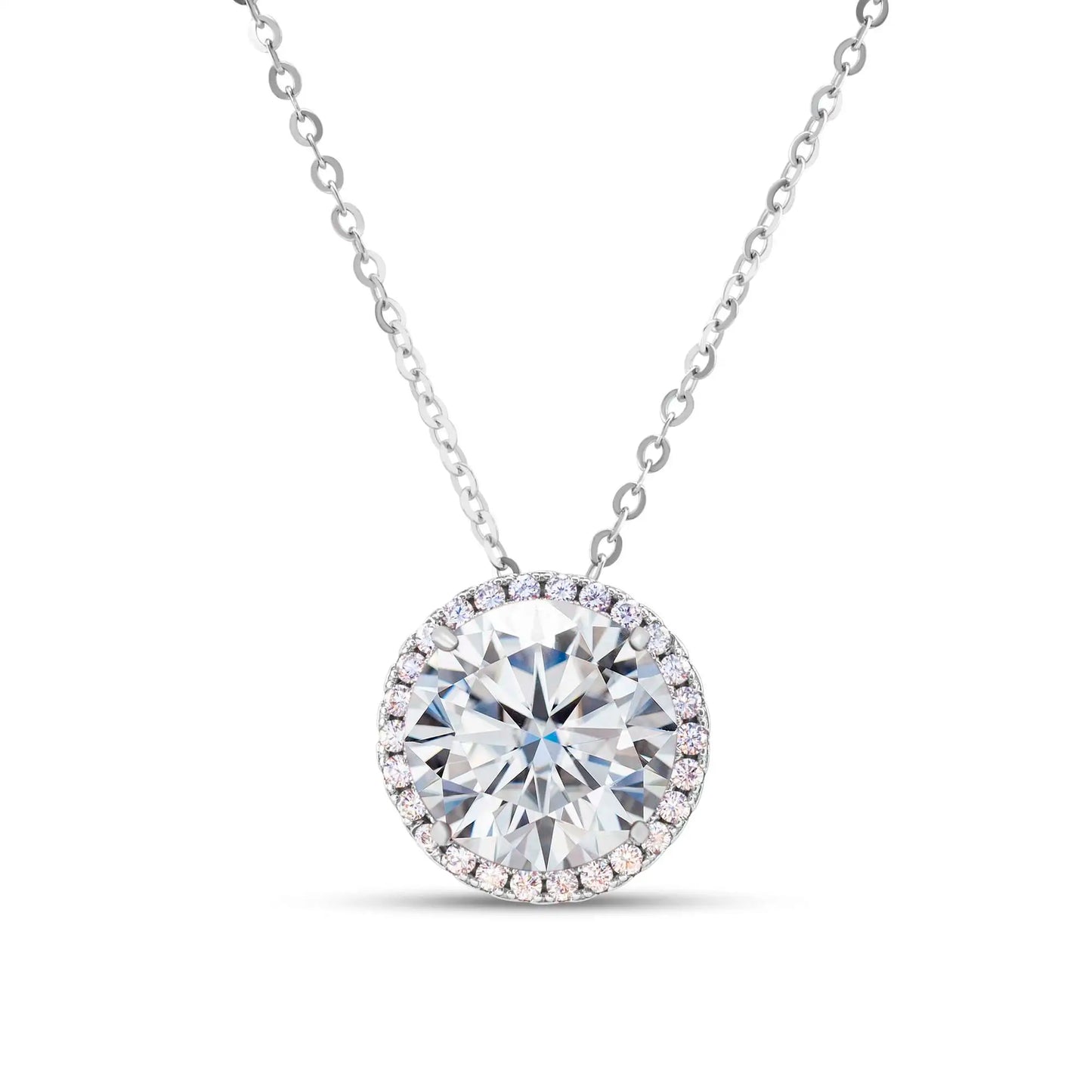 Colar Mandala em Prata 925 e Moissanite de 5CT