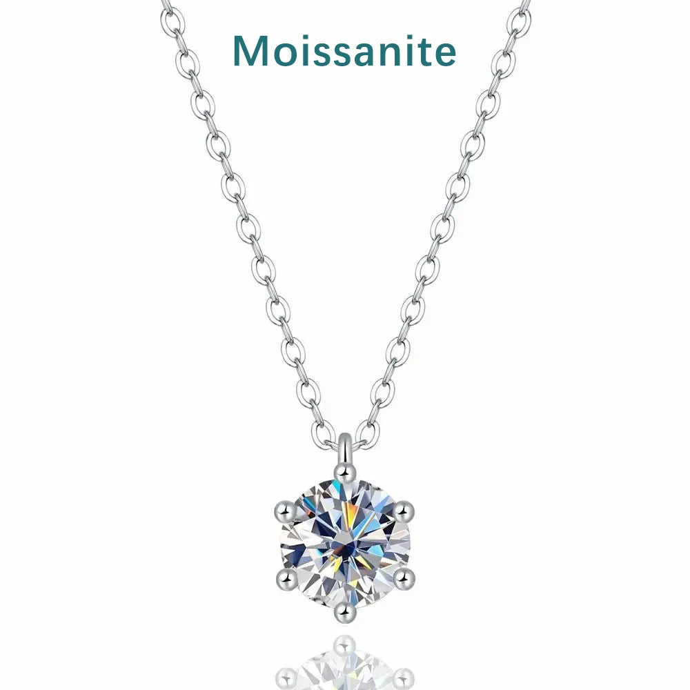 Colar Julia em Prata 925 e Moissanite