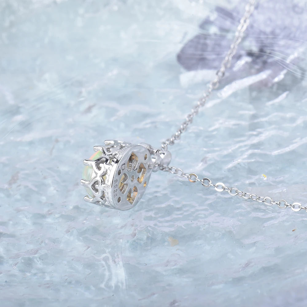 Colar Choker Fairy Opala e Prata 925