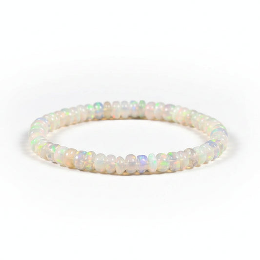 Pulseira Elástica de Opalas Naturais